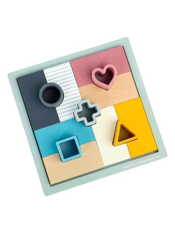 Bigjigs Wooden Mosaic Puzzle - 14 pcs.