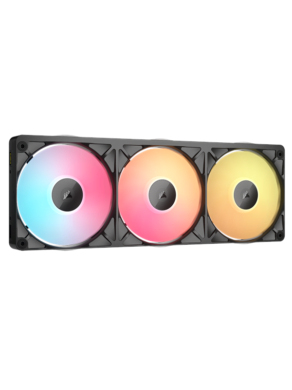 Corsair iCUE LINK RX360 II - Chassi fläkt - 360mm - Svart - 32 dBA