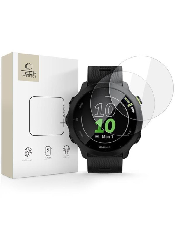Produktfoto för [2-Pack] Tech Protect Garmin Forerunner 55 Härdat glas Skärmskydd