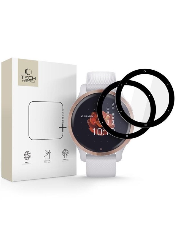 Produktfoto för [2-Pack] Tech-Protect Garmin Venu 2S Härdat glas Skärmskydd