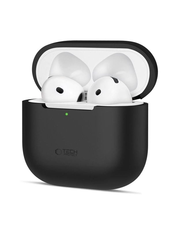 Produktfoto för Tech-Protect AirPods 4 Skal Silikon - Svart