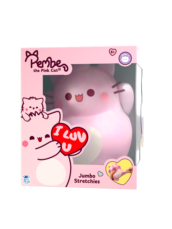 Pembe Jumbo Squishy Friends 20 cm.