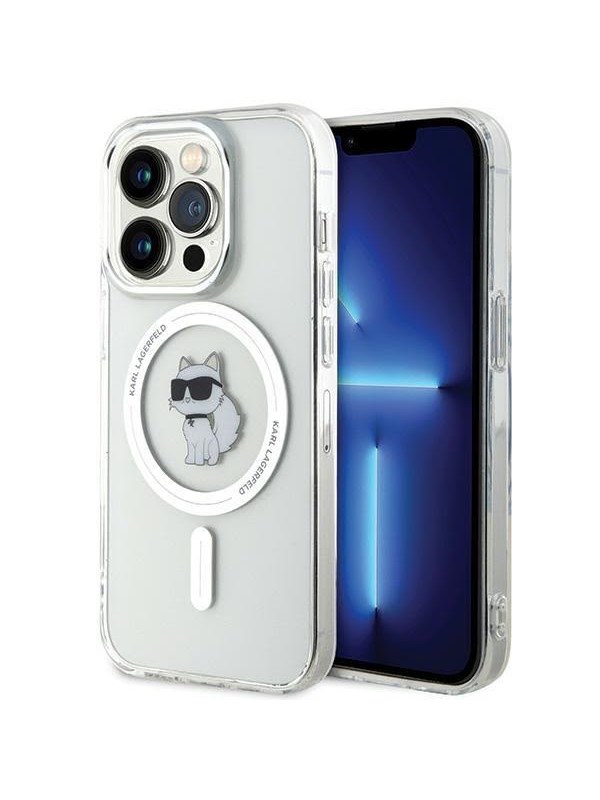 Karl Lagerfeld IML Choupette MagSafe case for iPhone 13 Pro Max - transparent