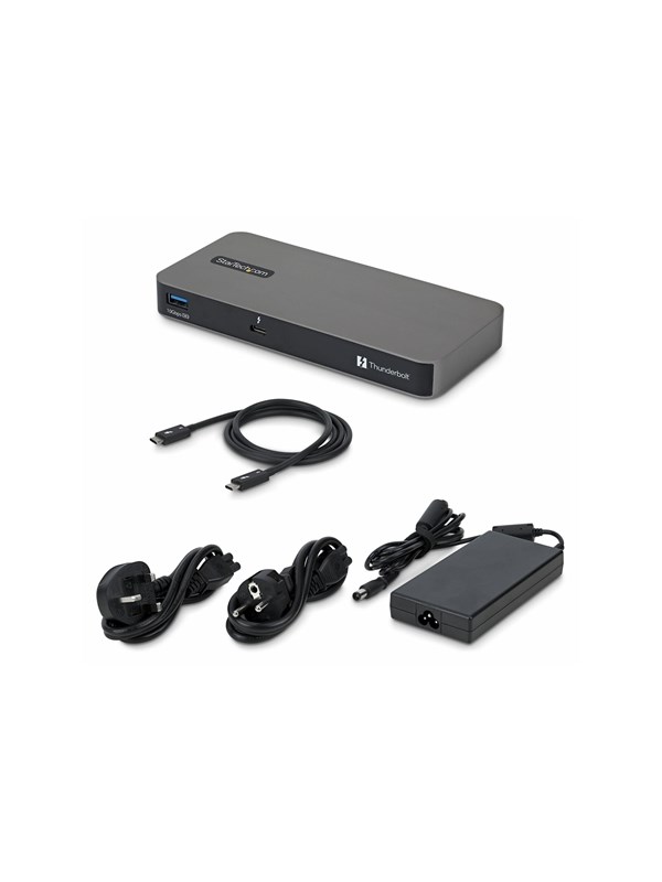 StarTech.com Startech - docking station - USB4 / Thunderbolt 4 / Thunderbolt 5 - 3 x Thunderbolt 5