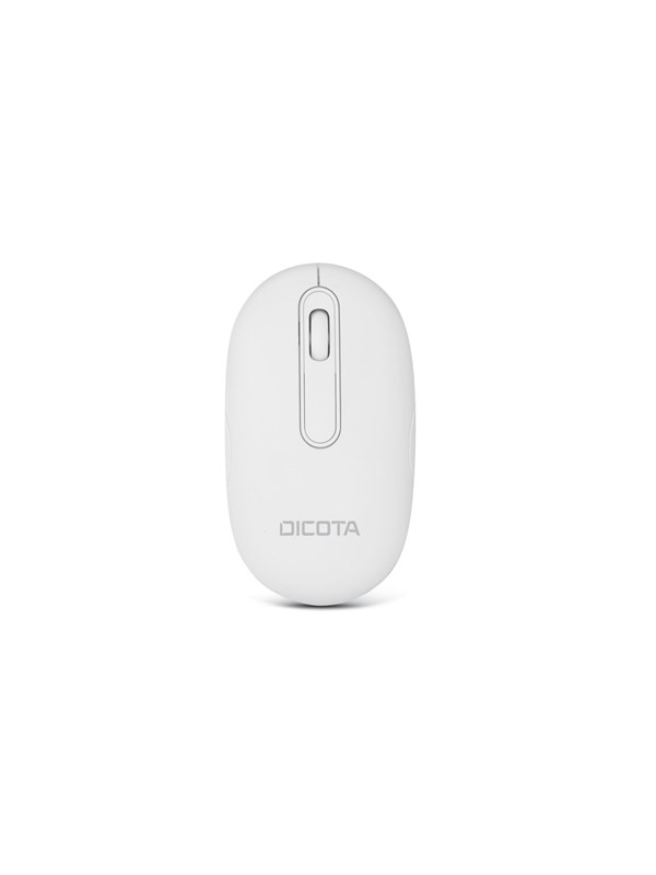 Dicota Wireless Mouse BT/2.4G - Mouse - Optic - 3 knappar - Vit