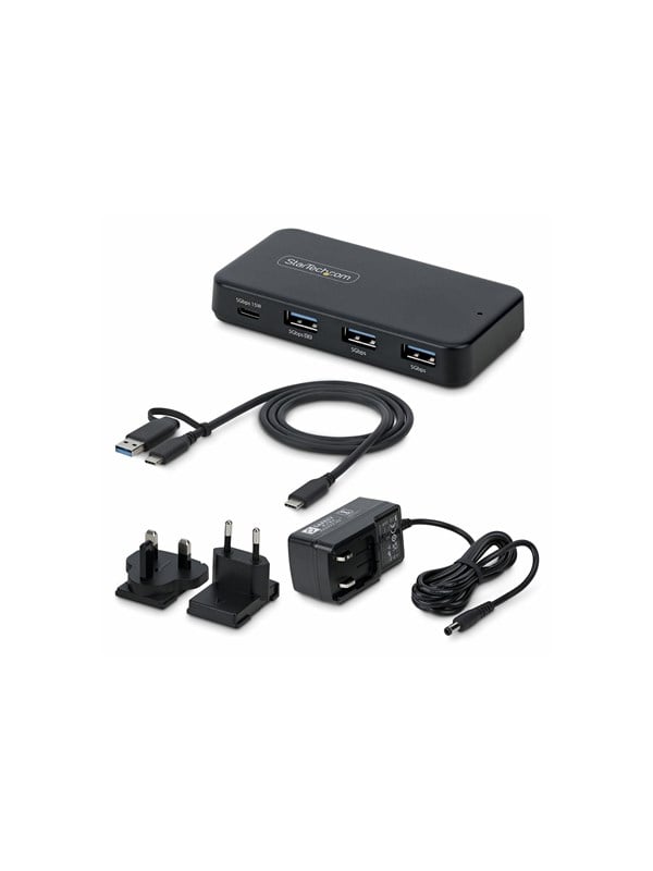StarTech.com Startech - hub - 4 ports USB Hub - 4 porte - Svart