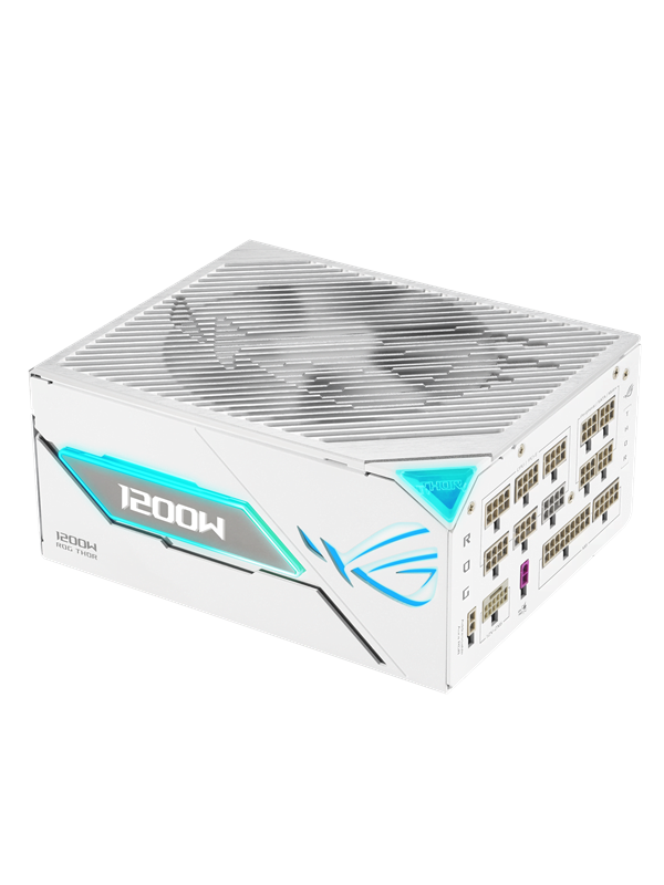 ASUS ROG THOR 1200W Platinum III White (ROG Equalizer) Strömförsörjning - 1200 Watt - ATX 3.1 - 80 Plus Platinum certificate