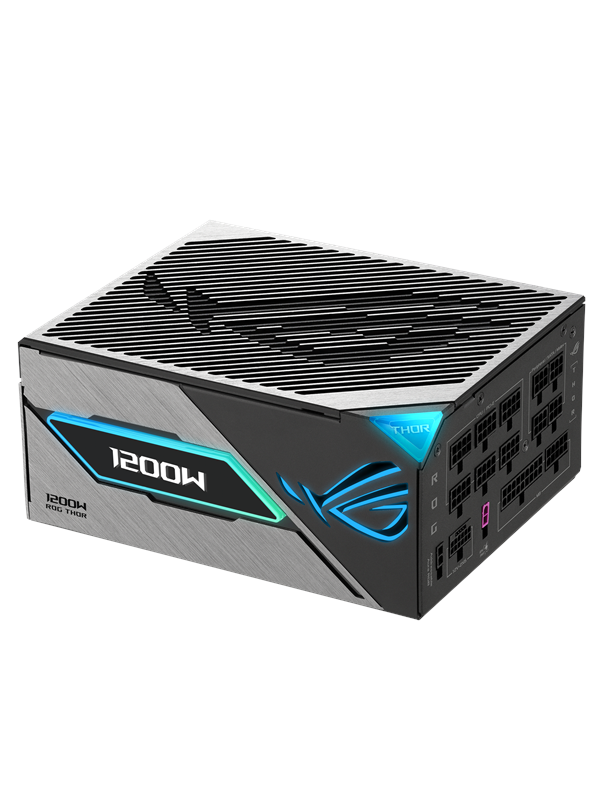 ASUS ROG THOR 1200W Platinum III (ROG Equalizer) Strömförsörjning - 1200 Watt - ATX 3.1 - 80 Plus Platinum certificate