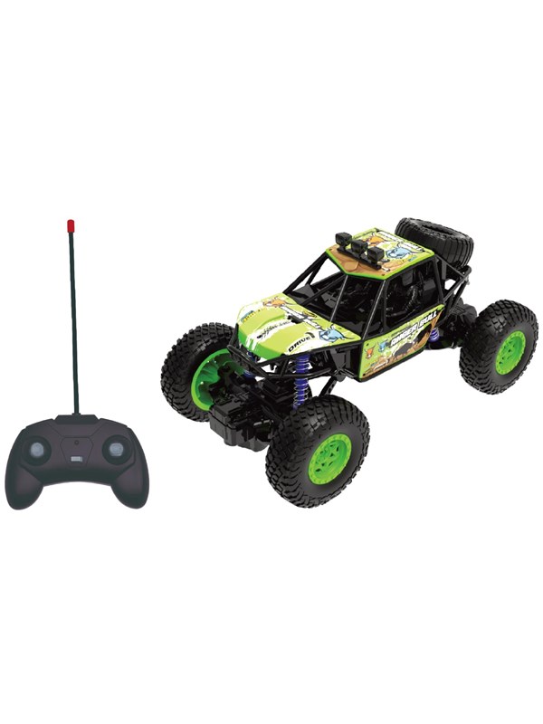 RC Beast Rock Climbing Truck Green 1:24 27 MHz Pla