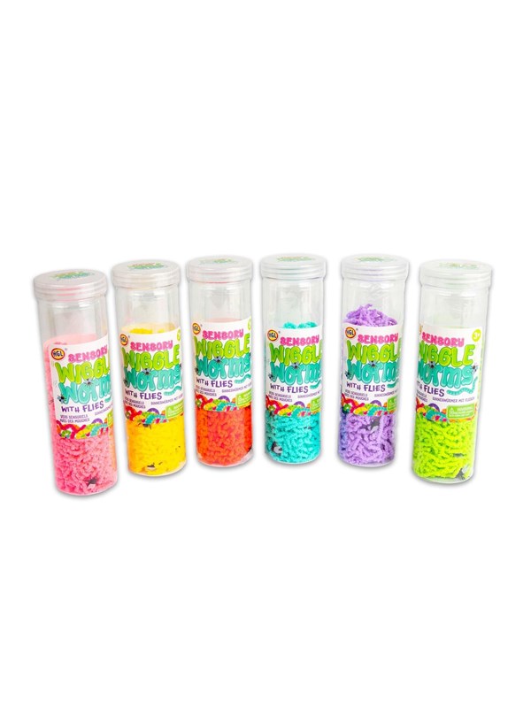 Pocket Money Sensory Wiggle Worms Tube