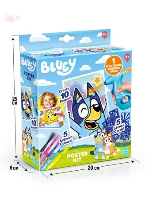 Bluey AIRBRUSH ART Airbrush Posters Kit