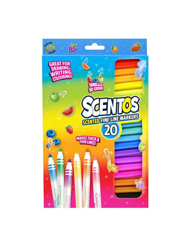 Scentos Fine Liners 20 pcs CDU