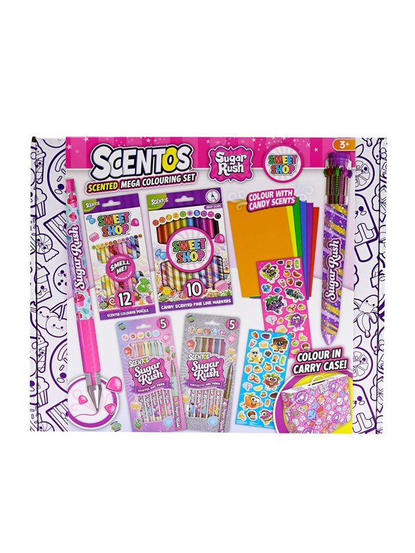 Scentos Sugar Rush Mega Colouring Set