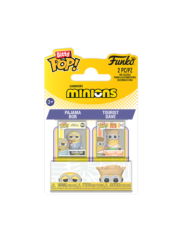 Funko! - Bitty POP 2PK Minions B &amp; D - Figur