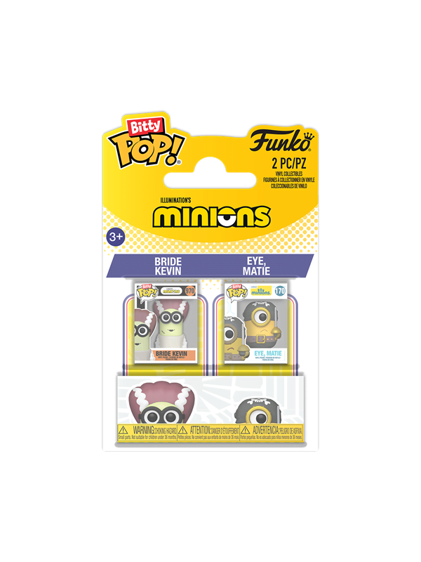 Funko! - Funko Bitty POP 2PK Minions K &amp; M - Figur