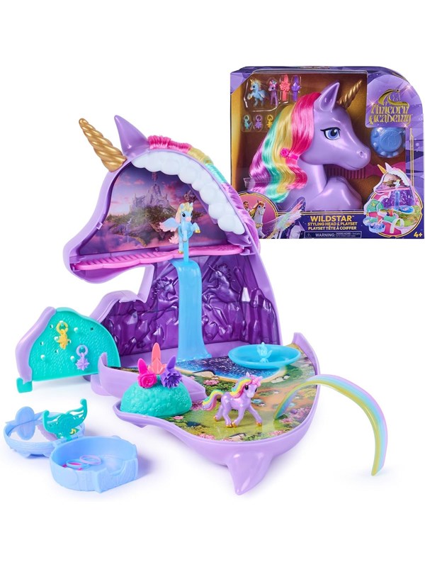 Unicorn Academy 2in1 Styling Head &amp; Playset