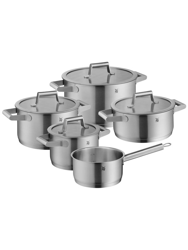 WMF Comfort Line 5 pcs. w. 4 glass lids