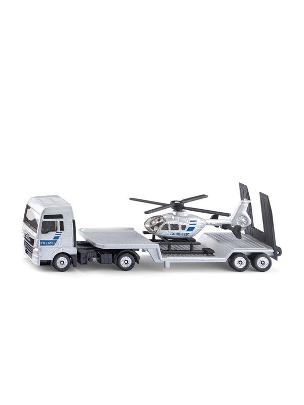 SIKU 1:87 MAN Truck With Police Helicopter