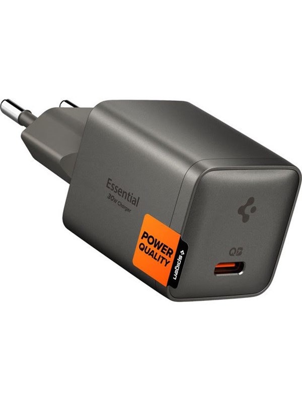 Spigen ArcStation Essential 30W USB-C Wall Charger - Gunmetal