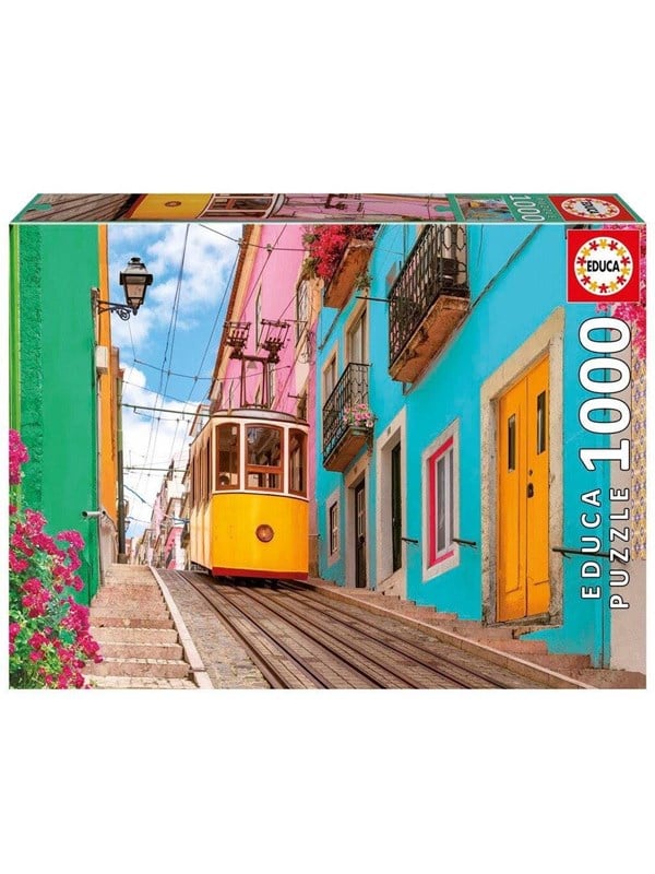 Produktfoto för Educa Colourful Lissabon Pussel 1000 bitar - Educa -  Leksaksaffären