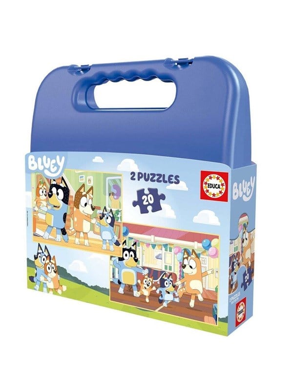 Educa 2X20 Bluey Case Puzzle