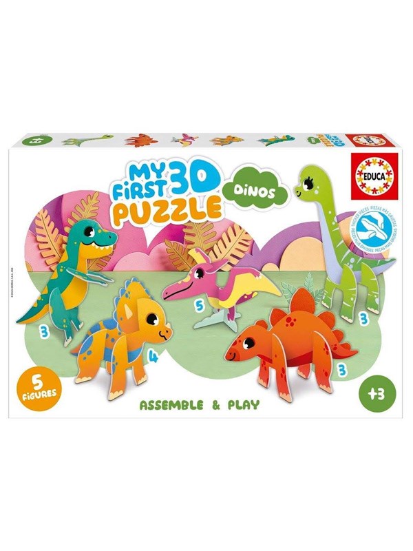 Educa 3D Puzzle Kids Baby Dinos 3D pusselspel