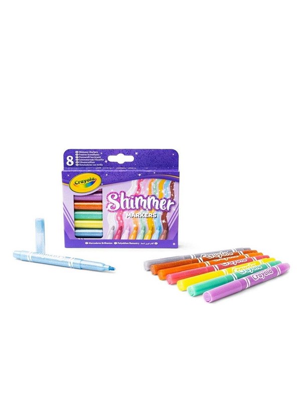 Crayola Glitter Markers 8 Pcs