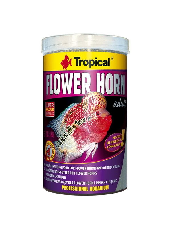 Tropical Flower Horn Adult Pellet 1000 ml. / 400 g.