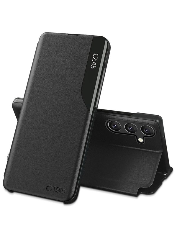 Tech-Protect Smart View Case for Samsung Galaxy A57 5G - Black