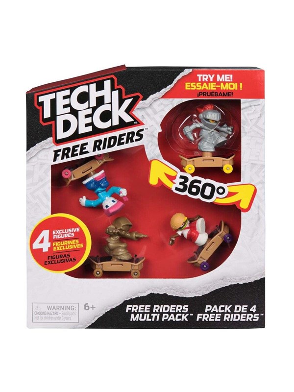 Tech Deck Free Riders 4 pack