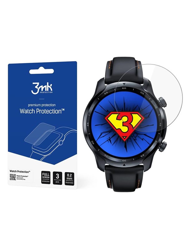 3mk Watch Protection ARC Smartwatch Screen Protector for TicWatch Pro 3