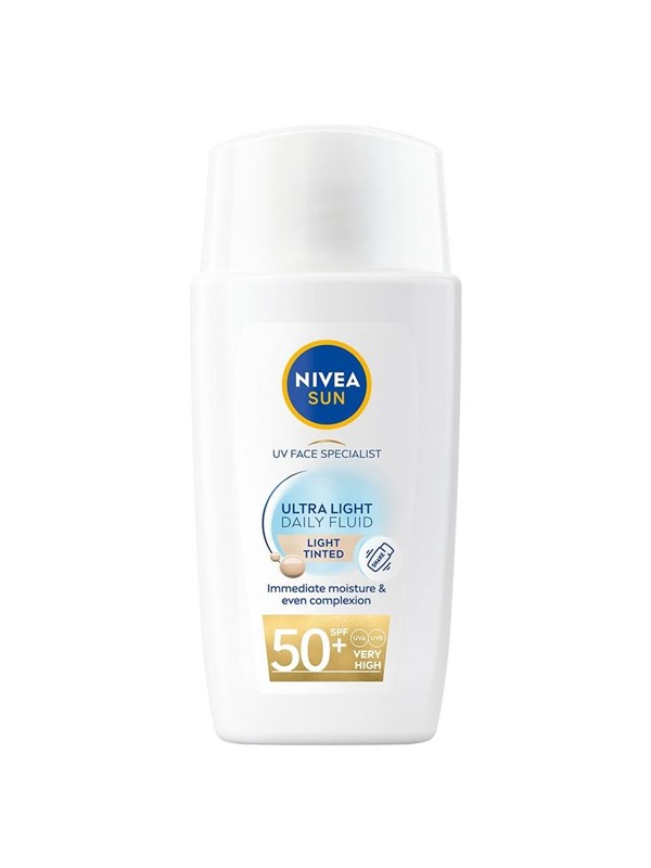 Nivea UV Face Ultra Fluid Light Tinted SPF50+ - 40 ml