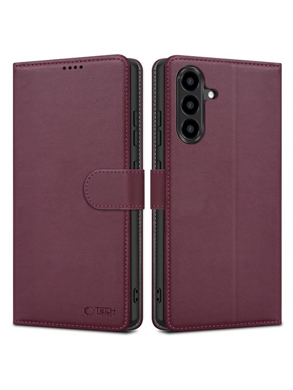 Tech-Protect  Wallet Case for Samsung Galaxy A36 / A56 / A37 5G - Burgundy