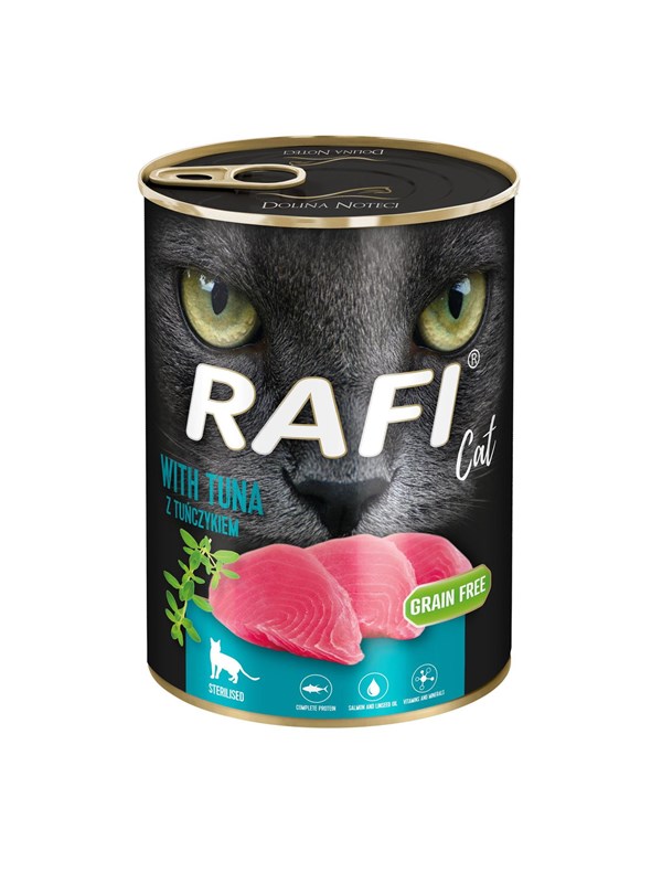 RAFI Kat Paté Sterilised m/Tun 400g