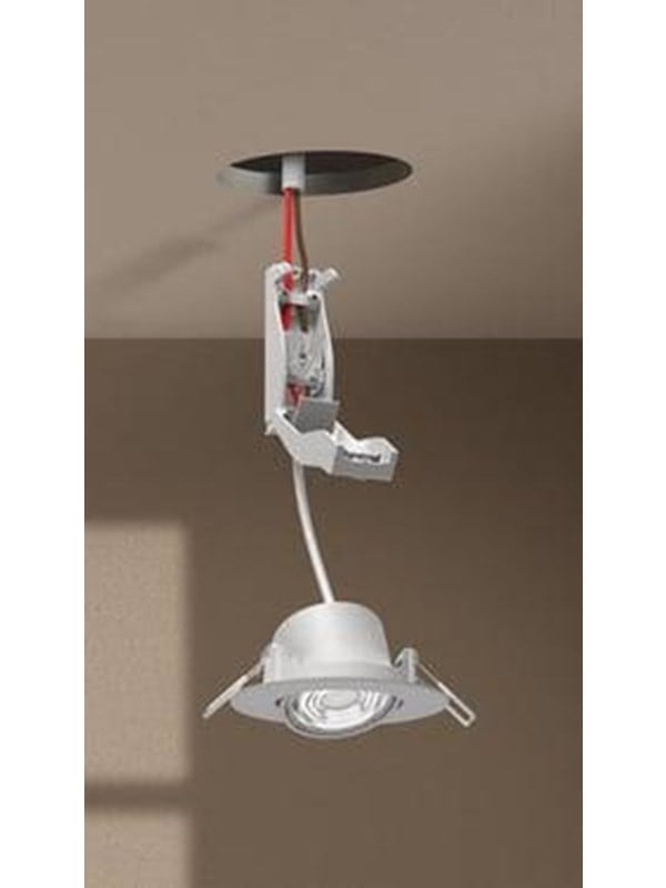 Philips Cilantro inbyggnadsspot, Step Dim, 5W, 2700K, vit