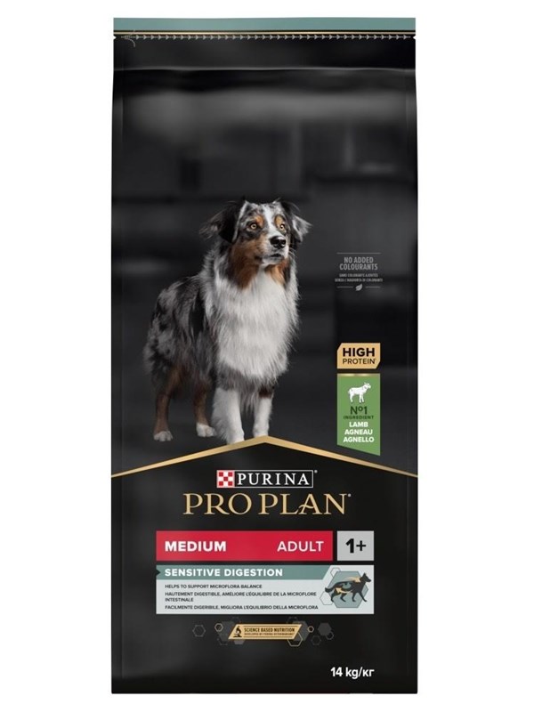 PURINA NESTLE Medium Adult Sensitive Digestion with OPTIDIGEST 14 kg Lamb