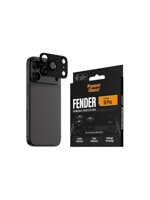 PanzerGlass Fender Camera Protector Black Currant Apple iPhone 18 Pro - Köp för SEK 199 - Spara 33%