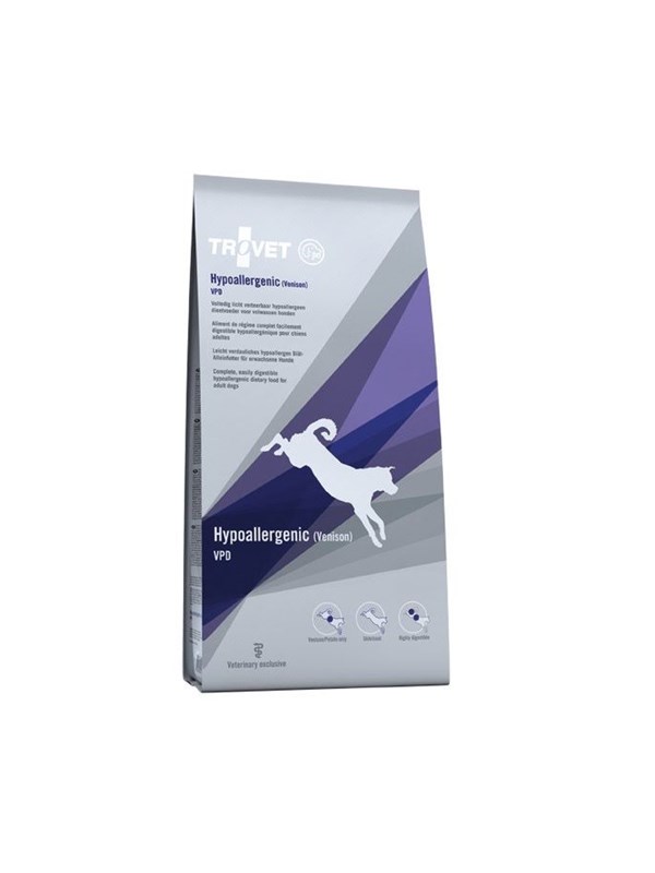 TROVET Hypoallergenic VPD with venison - dry dog food - 10kg