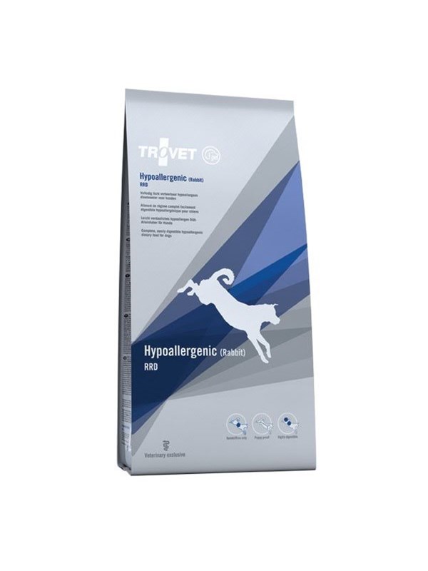 TROVET Hypoallergenic RRD Rabbit - dry dog food - 10kg