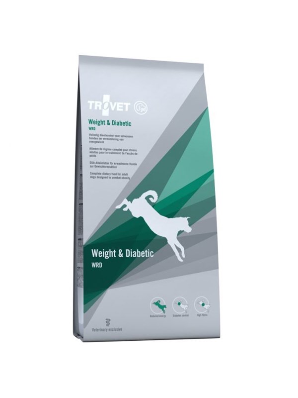 TROVET Weight &amp; Diabetic WRD with chicken - dry dog food - 12.5 kg