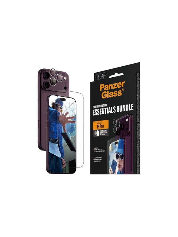 PanzerGlass 2-in-1 Essentials Bundle Apple iPhone 18 Pro Max - SEK 419 hos Proshop.se