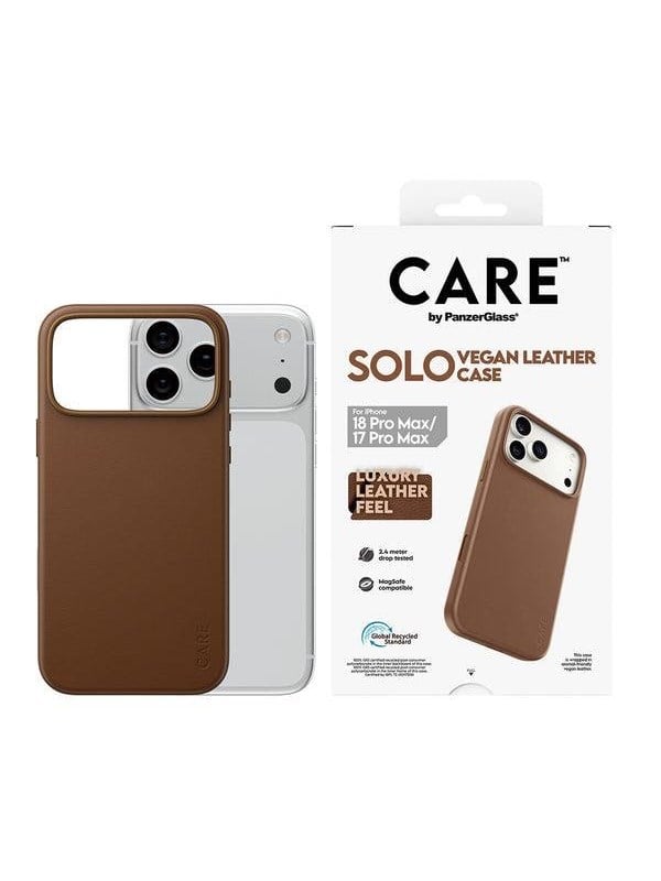 CARE by PanzerGlass Solo Case Brown w. MagSafe Apple iPhone 18 Pro Max | 17 Pro Max - Köp för SEK 279 - Spara 31%