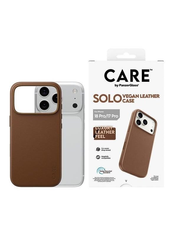 CARE by PanzerGlass Solo Case Brown w. MagSafe Apple iPhone 18 Pro | 17 Pro - Köp för SEK 279 - Spara 31%