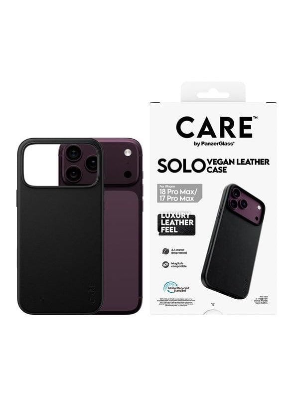CARE by PanzerGlass Solo Case Black w. MagSafe Apple iPhone 18 Pro Max | 17 Pro Max - Köp för SEK 279 - Spara 31%