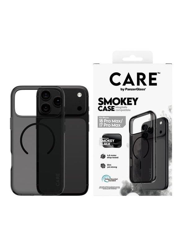 CARE by PanzerGlass Smokey Case w. Black MagSafe Apple iPhone 18 Pro Max | 17 Pro Max - Köp för SEK 319 - Spara 31%