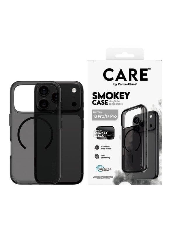 CARE by PanzerGlass Smokey Case w. Black MagSafe Apple iPhone 18 Pro | 17 Pro - Köp för SEK 319 - Spara 31%