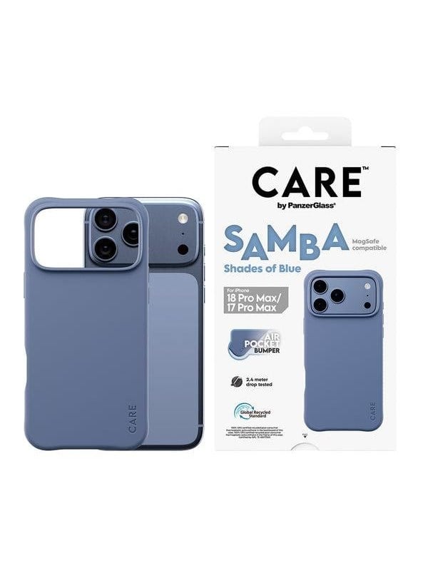 CARE by PanzerGlass Samba Case Shades of Blue w. MagSafe Apple iPhone 18 Pro Max | 17 Pro Max - Köp för SEK 199 - Spara 33%