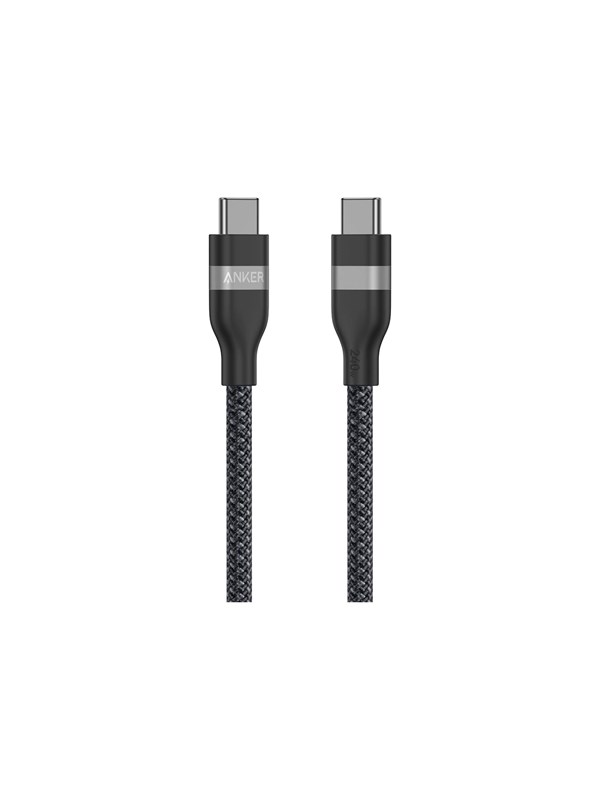 Anker USB-C to USB-C Cable (0.3m 240W) - Black