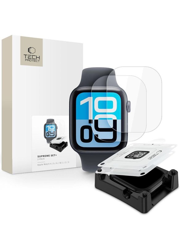 Tech-Protect Supreme Set+ 2-Pack Hydrogel Film for Apple Watch 40mm
