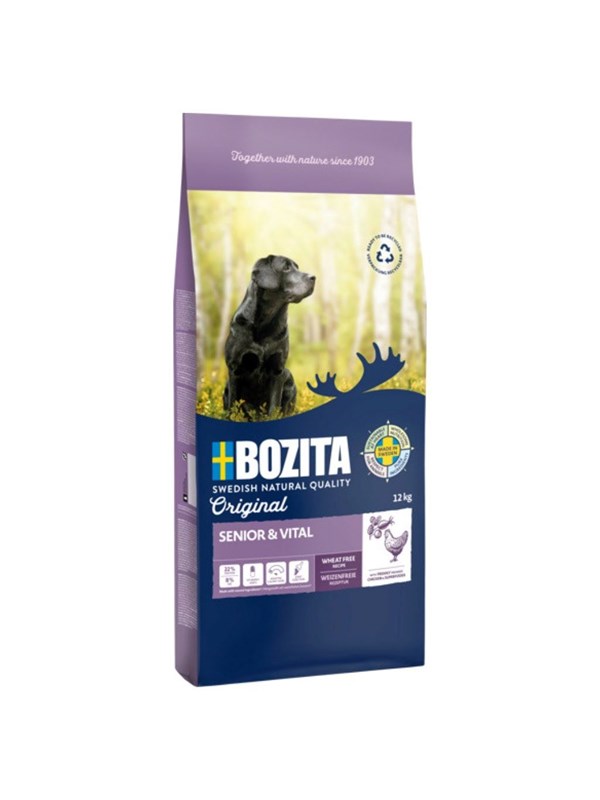 BOZITA Original Senior & Vital Chicken - dry dog food - 12kg